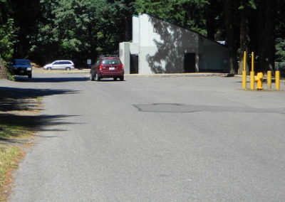 Photo of parking lot on eastern side of Northacres Park